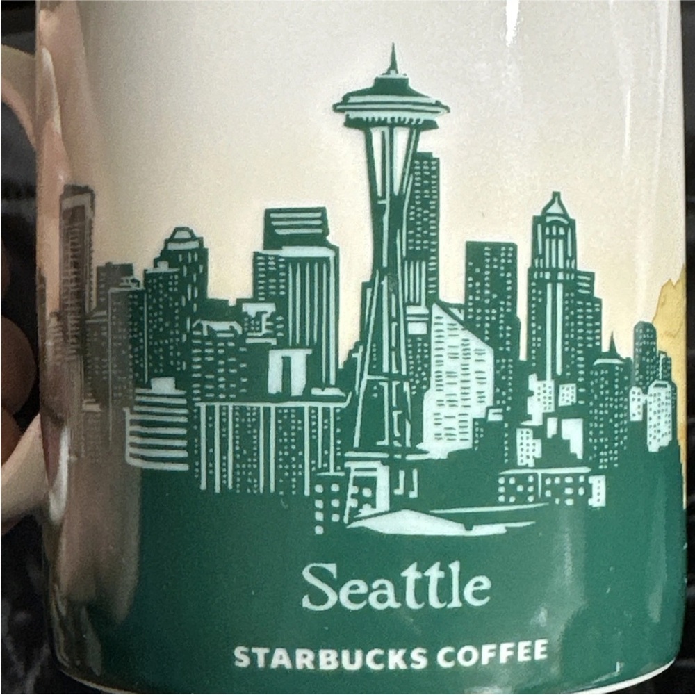 Starbucks Seattle Collectors Series 2009 City Global Icon Coffee Mug Cup - Picture 6 of 11